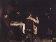 Gustave Courbet After the supper Sweden oil painting artist